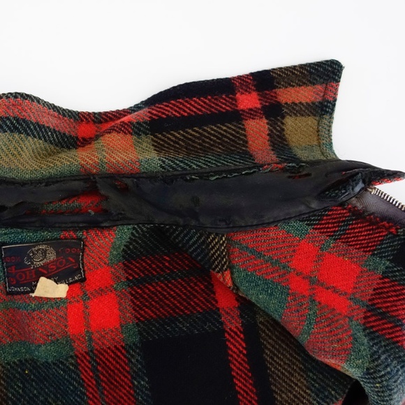 Vintage 1950's wool plaid hunting jacket - Picture 7 of 7